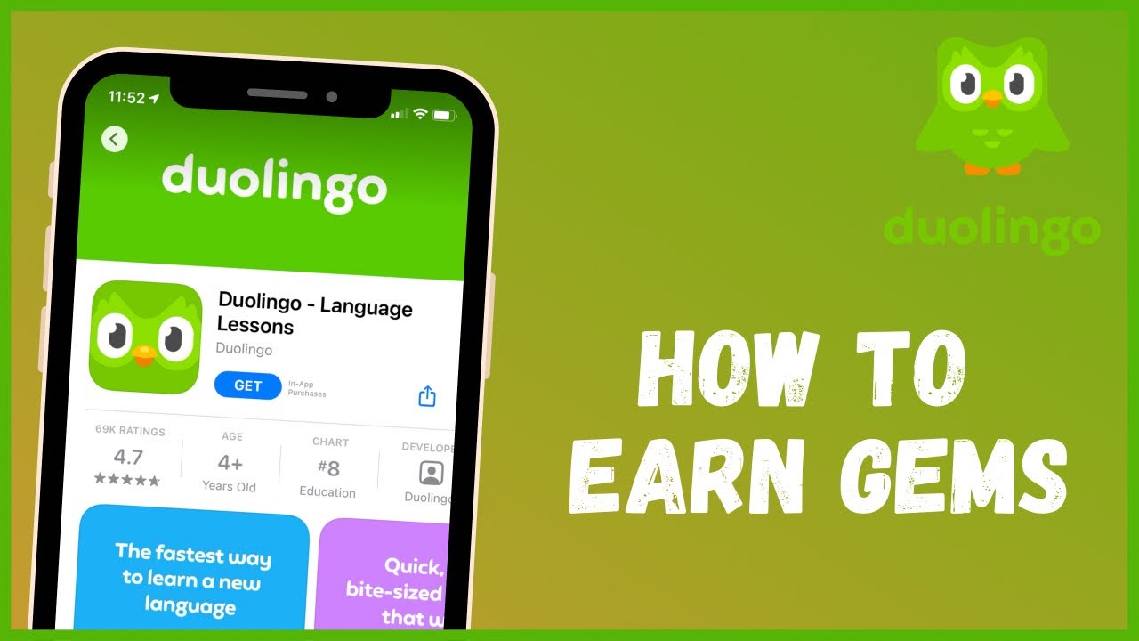 How To Earn Gems In Duolingo